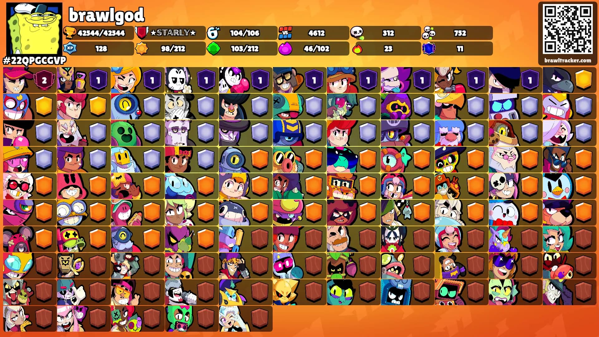 brawlgod's Ranks