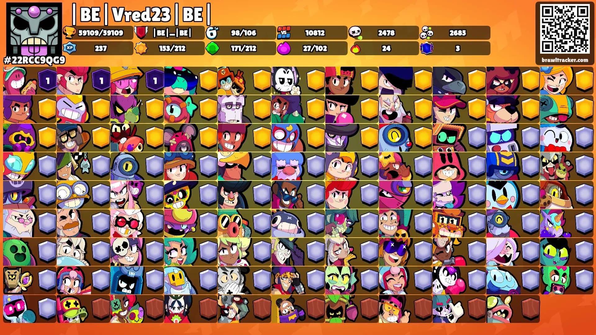 |BE|Vred23|BE|'s Ranks