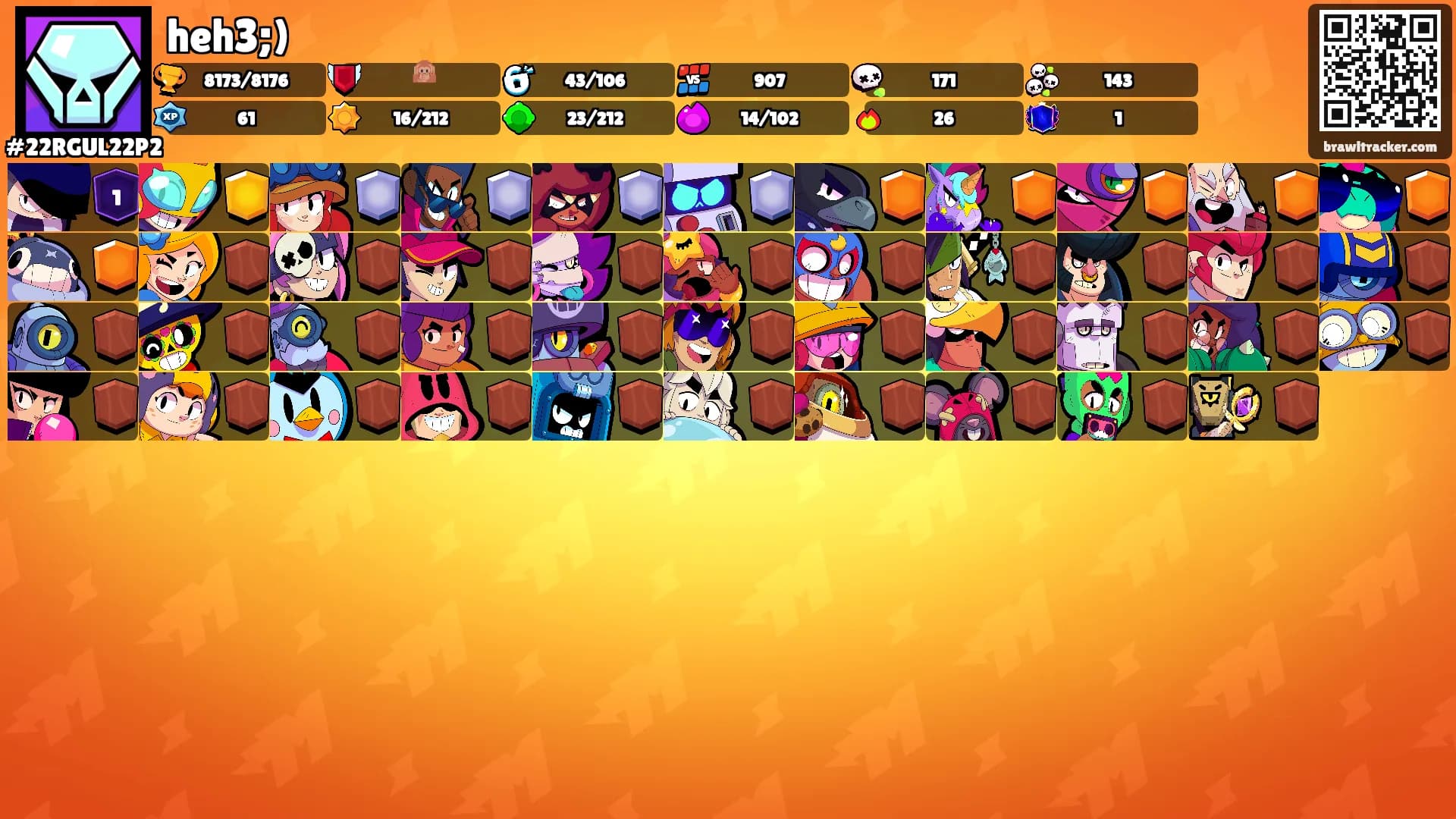 heh3;)'s Ranks