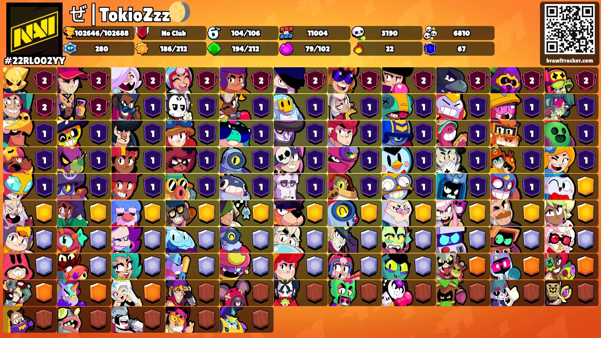 ぜ|TokioZzz🌖's Ranks