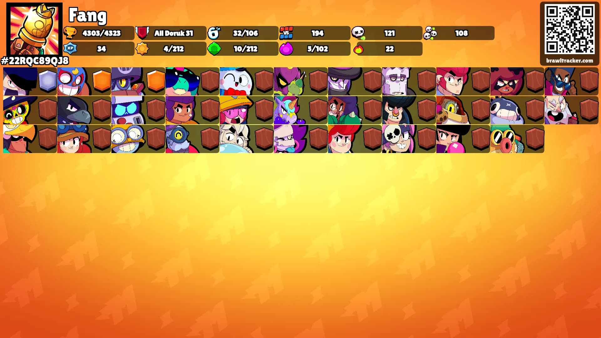 Fang's Ranks