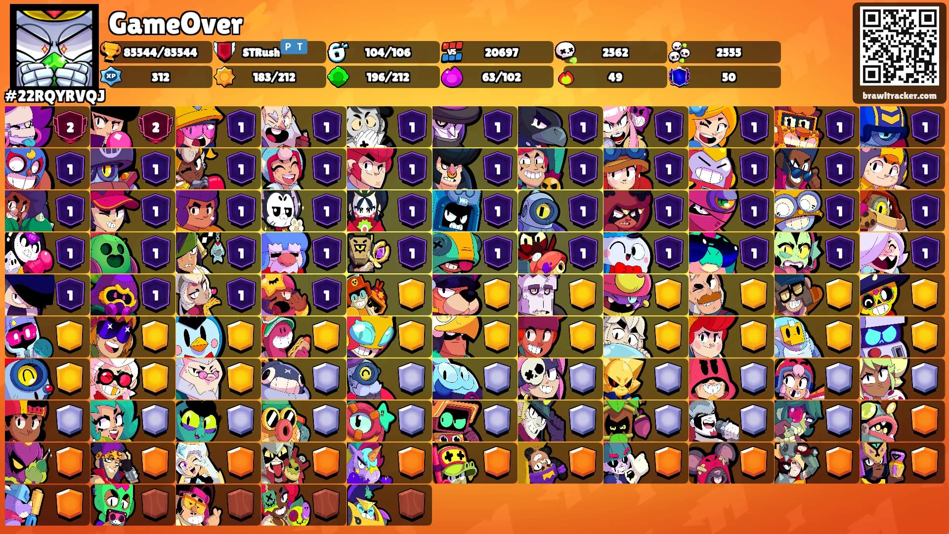 GameOver⚡'s Ranks