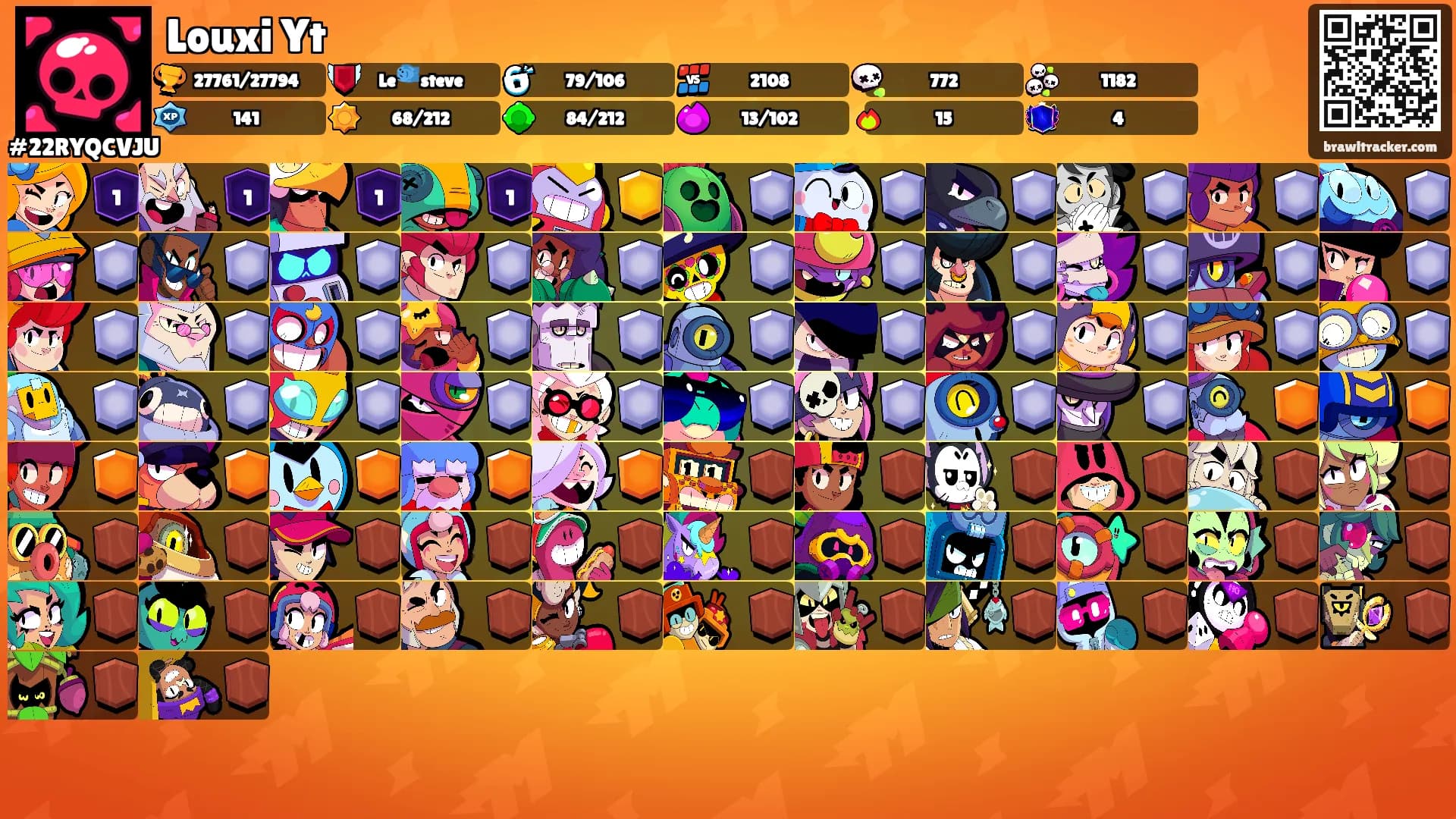 Louxi Yt's Ranks