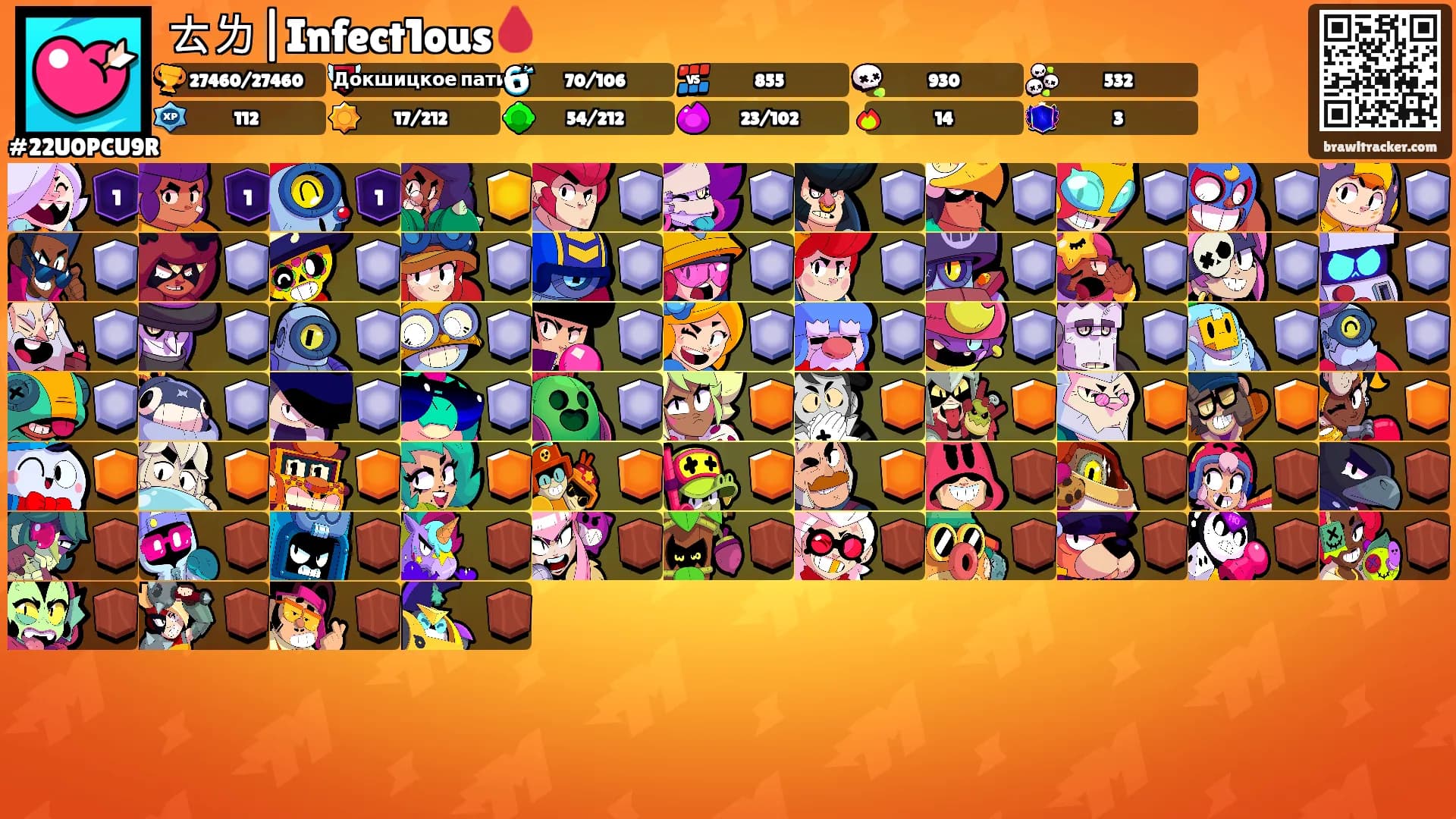 ㄊㄌ|Infect1ous🩸's Ranks