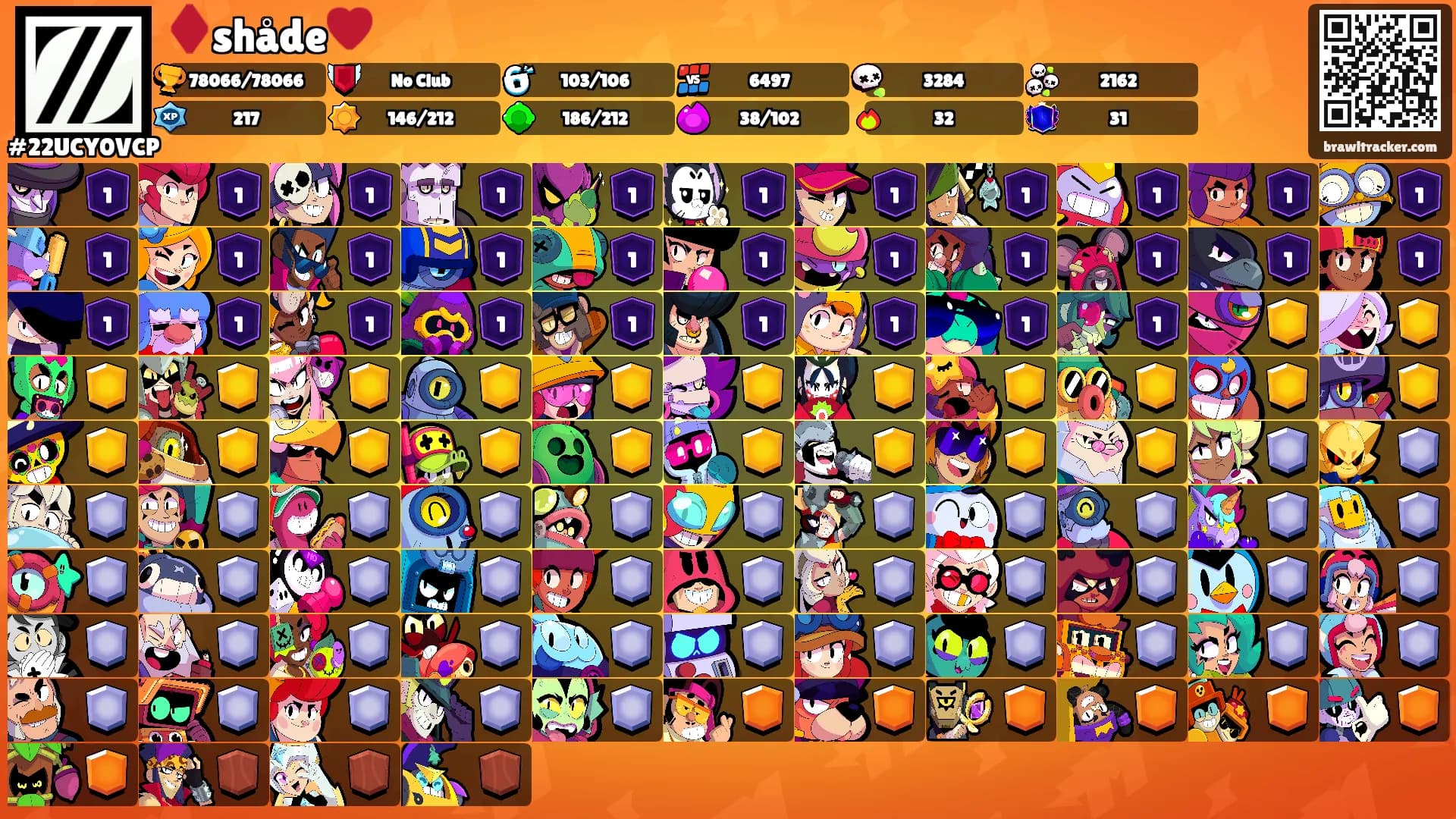 ♦️shåde♥️'s Ranks
