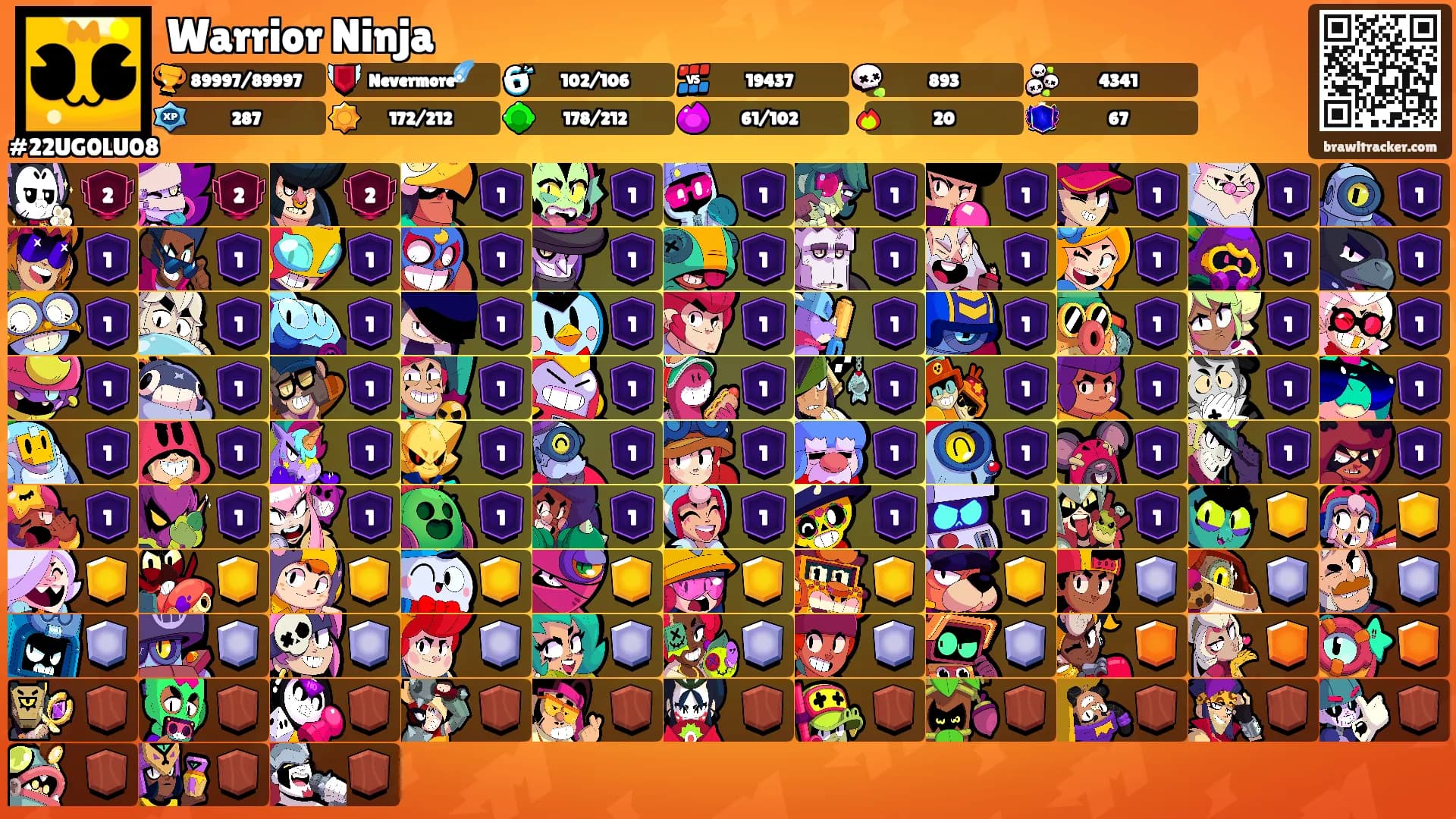 Warrior Ninja's Ranks