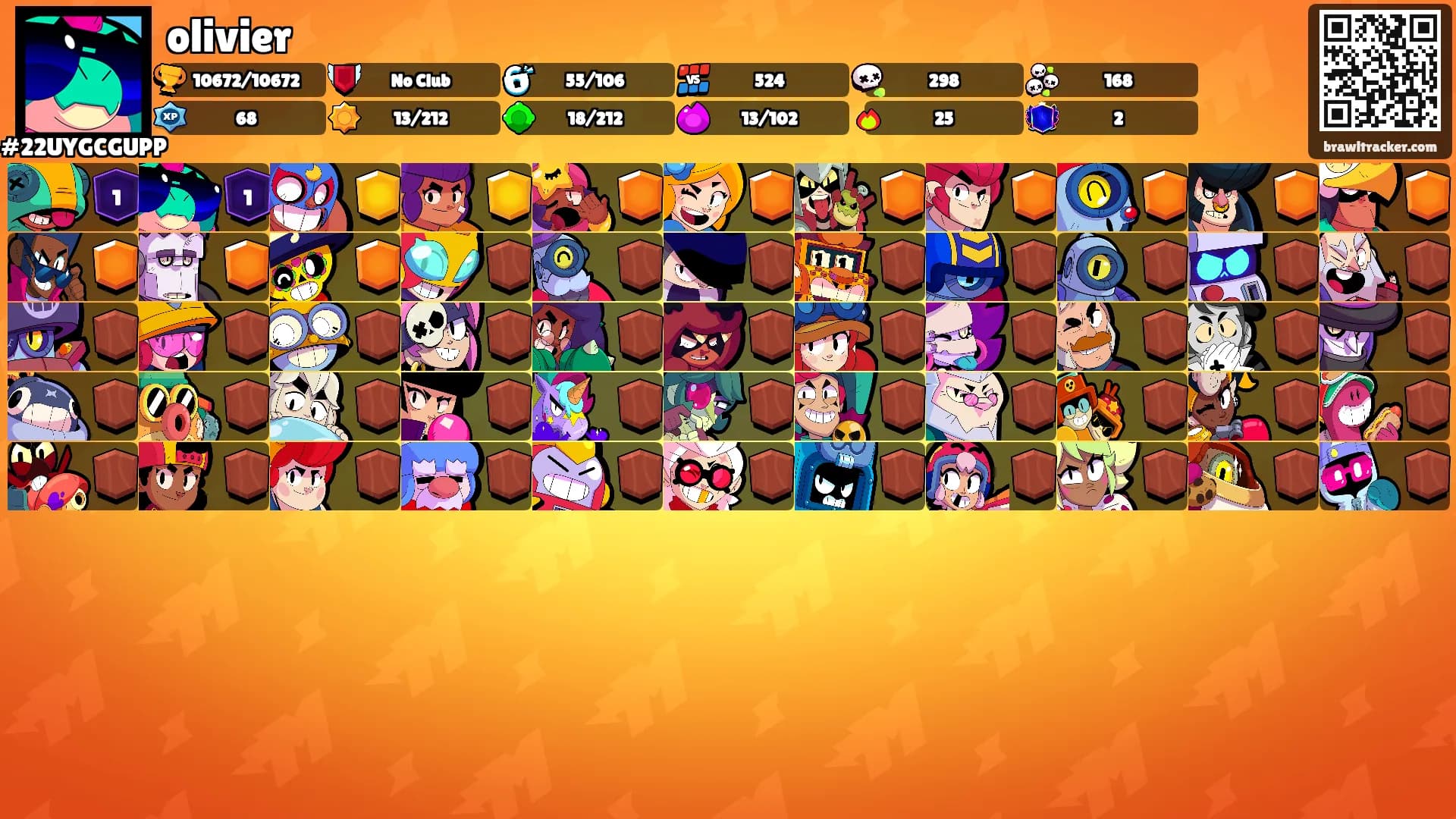 olivier's Ranks