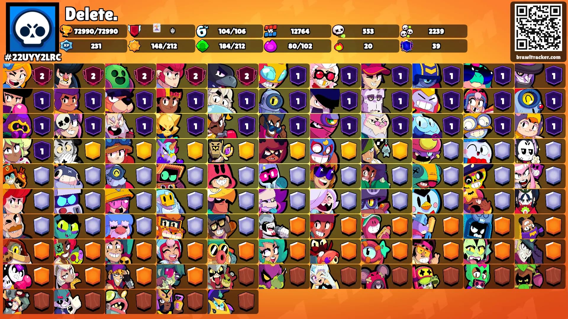 Delete.'s Ranks