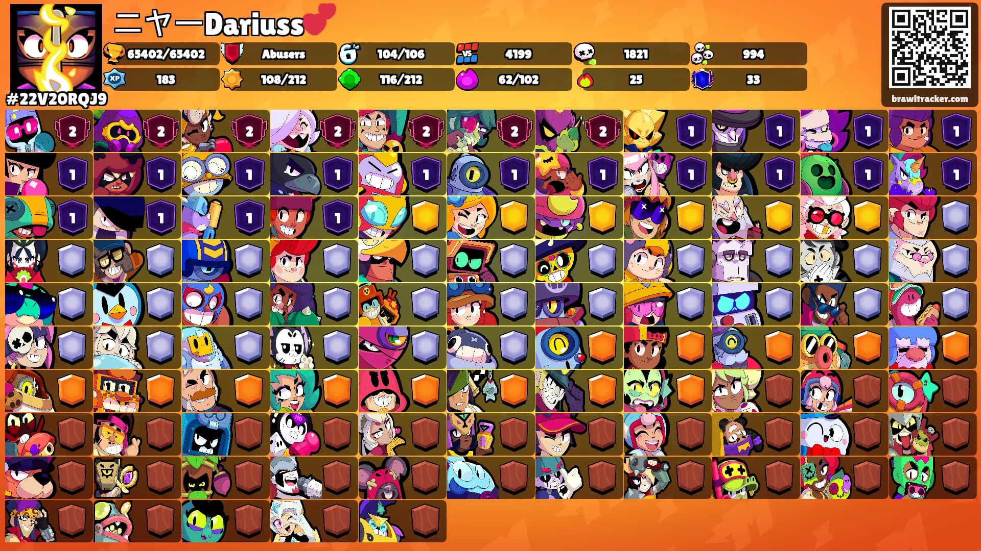 二ヤーDariuss💕's Ranks