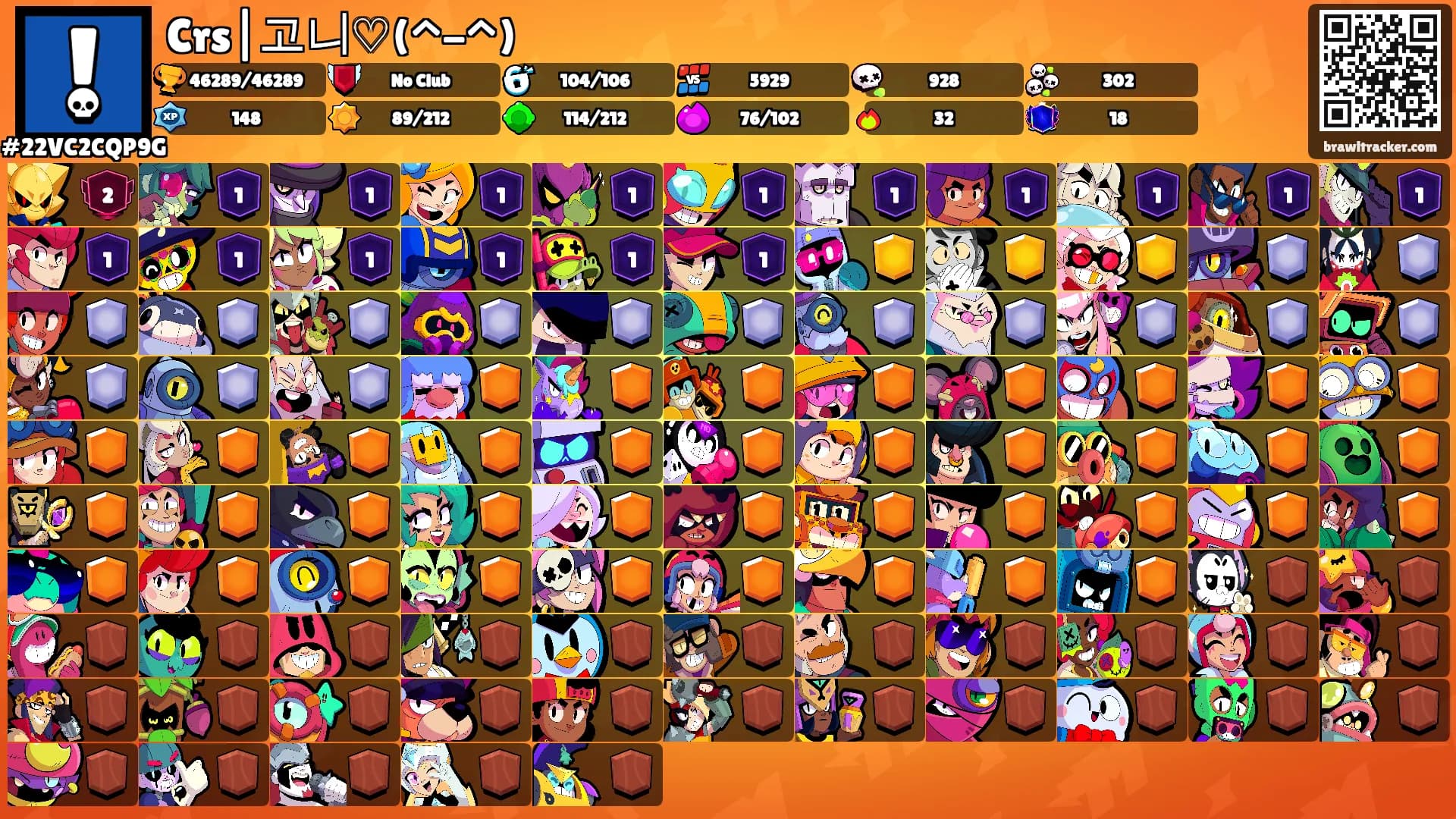 Crs|고니♡(^-^)'s Ranks