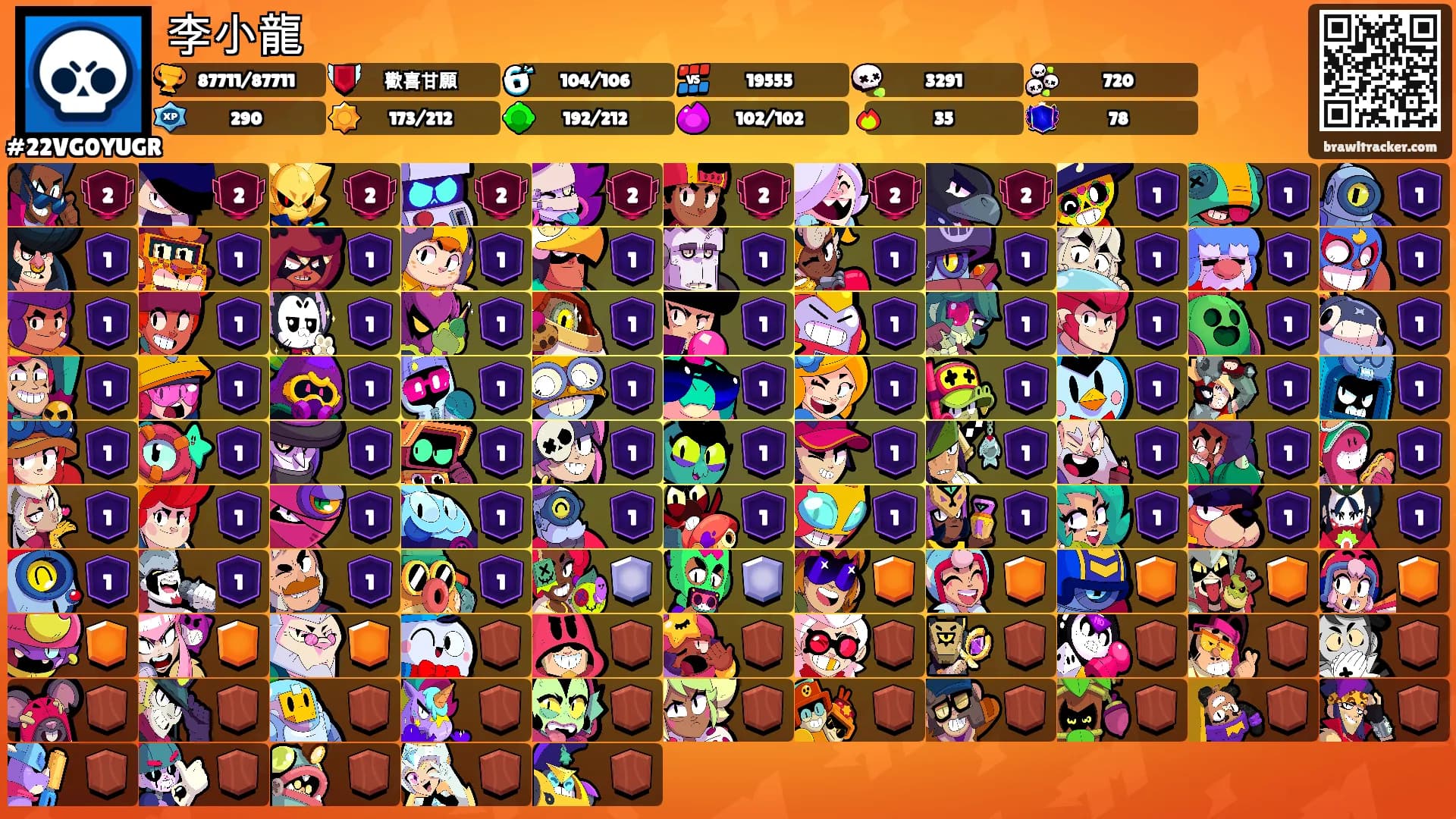李小龍's Ranks