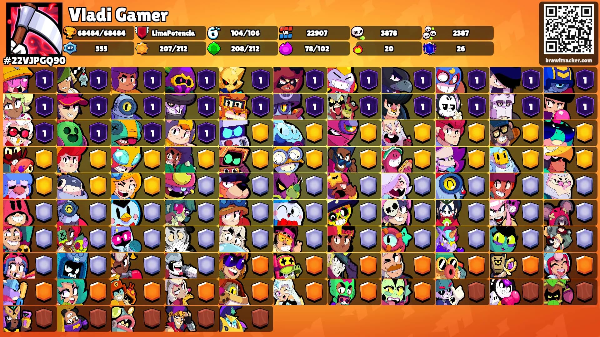 Vladi Gamer's Ranks
