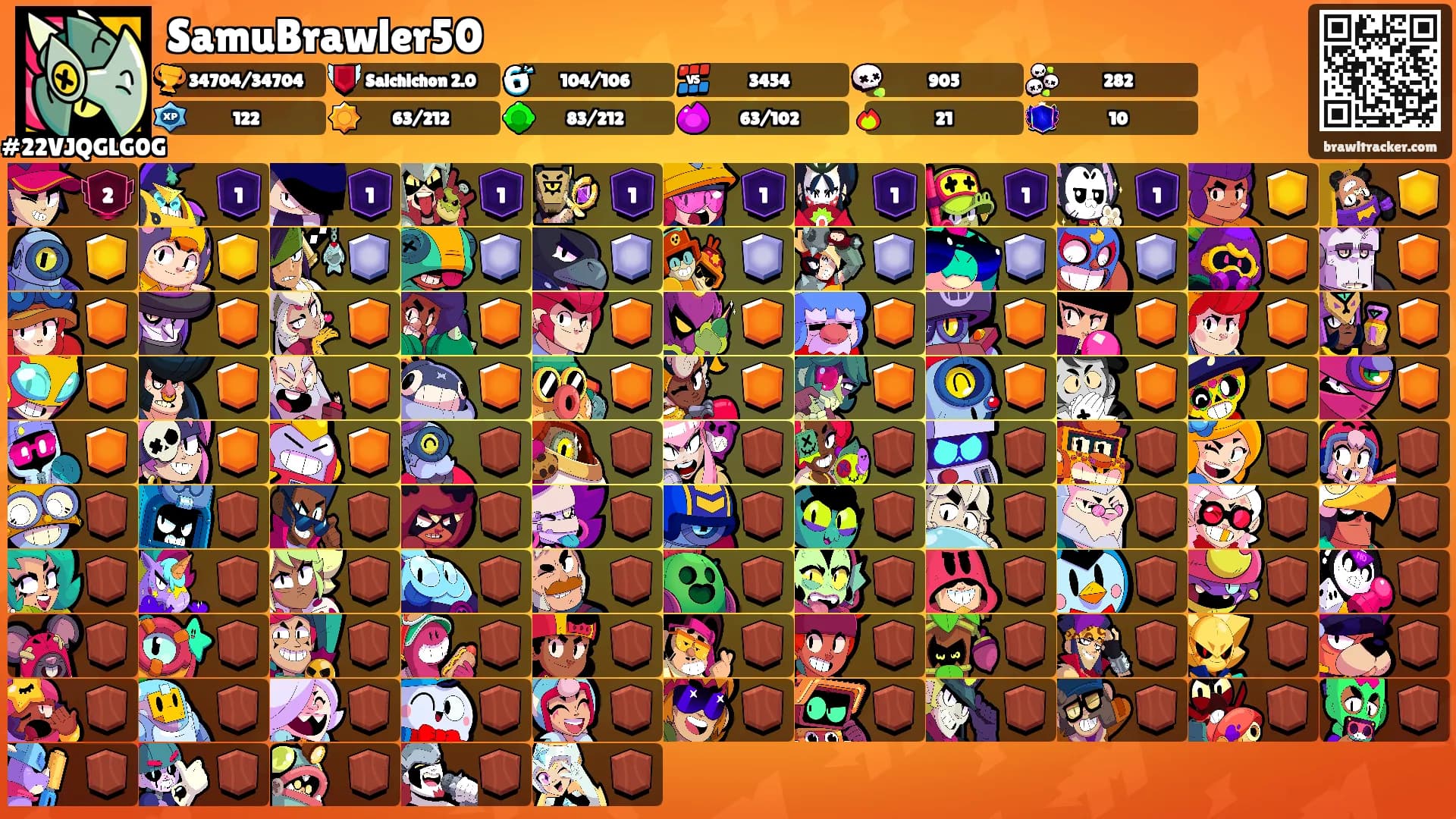 SamuBrawler50's Ranks