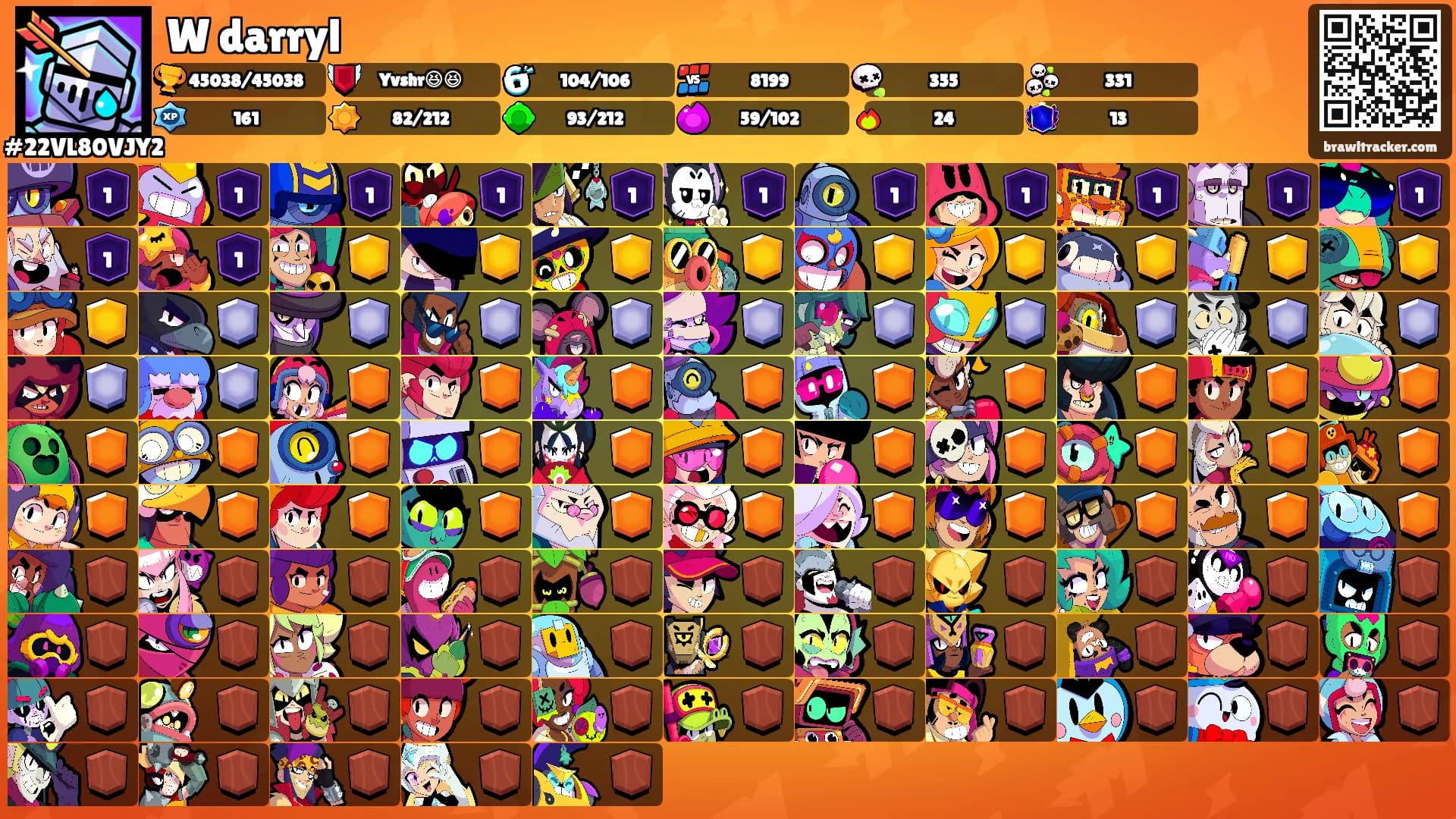 W darryl's Ranks