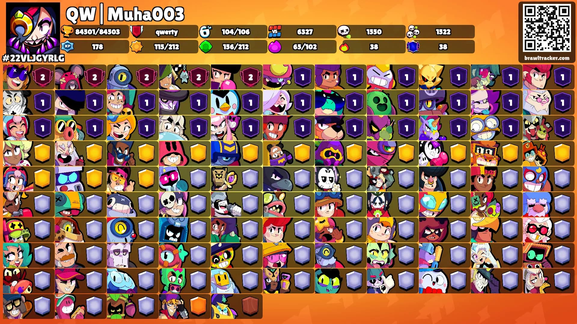 QW|Muha003's Ranks