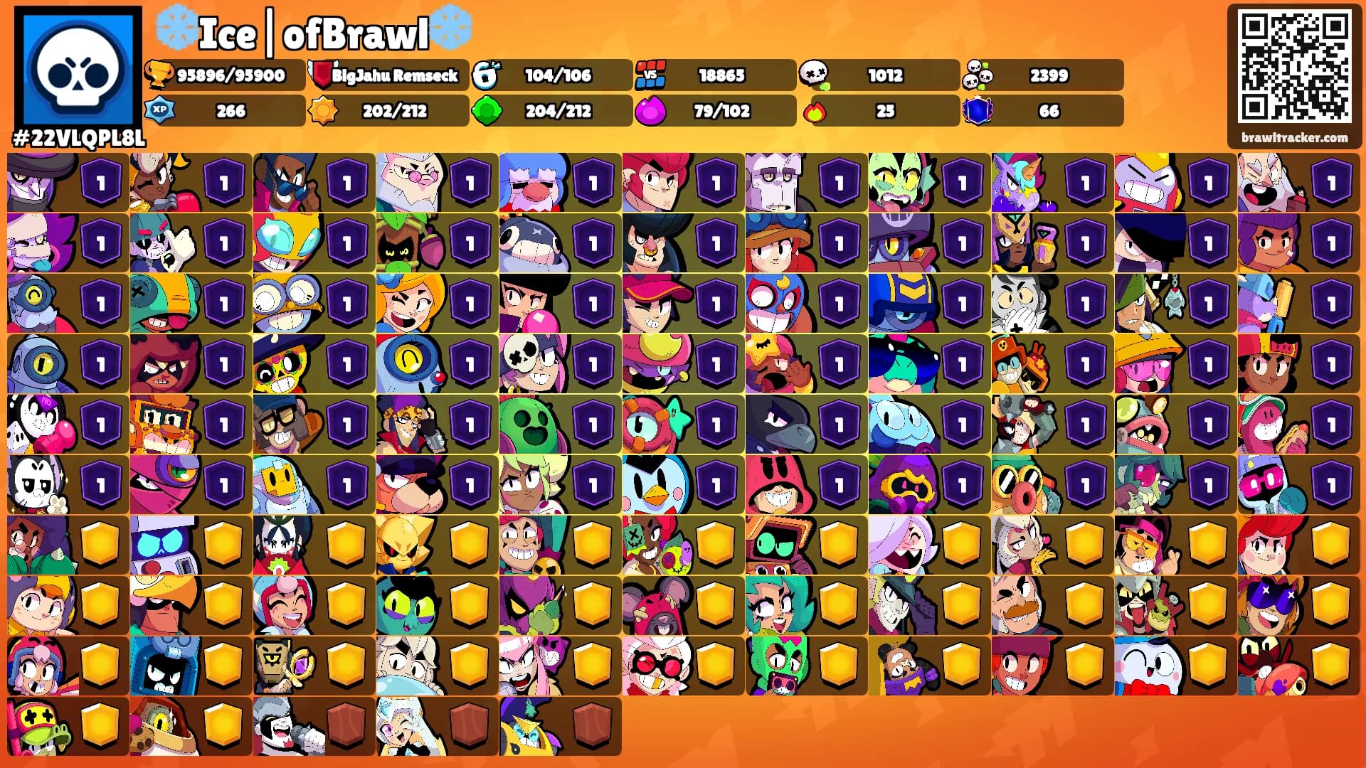 ❄️Ice|ofBrawl❄️'s Ranks