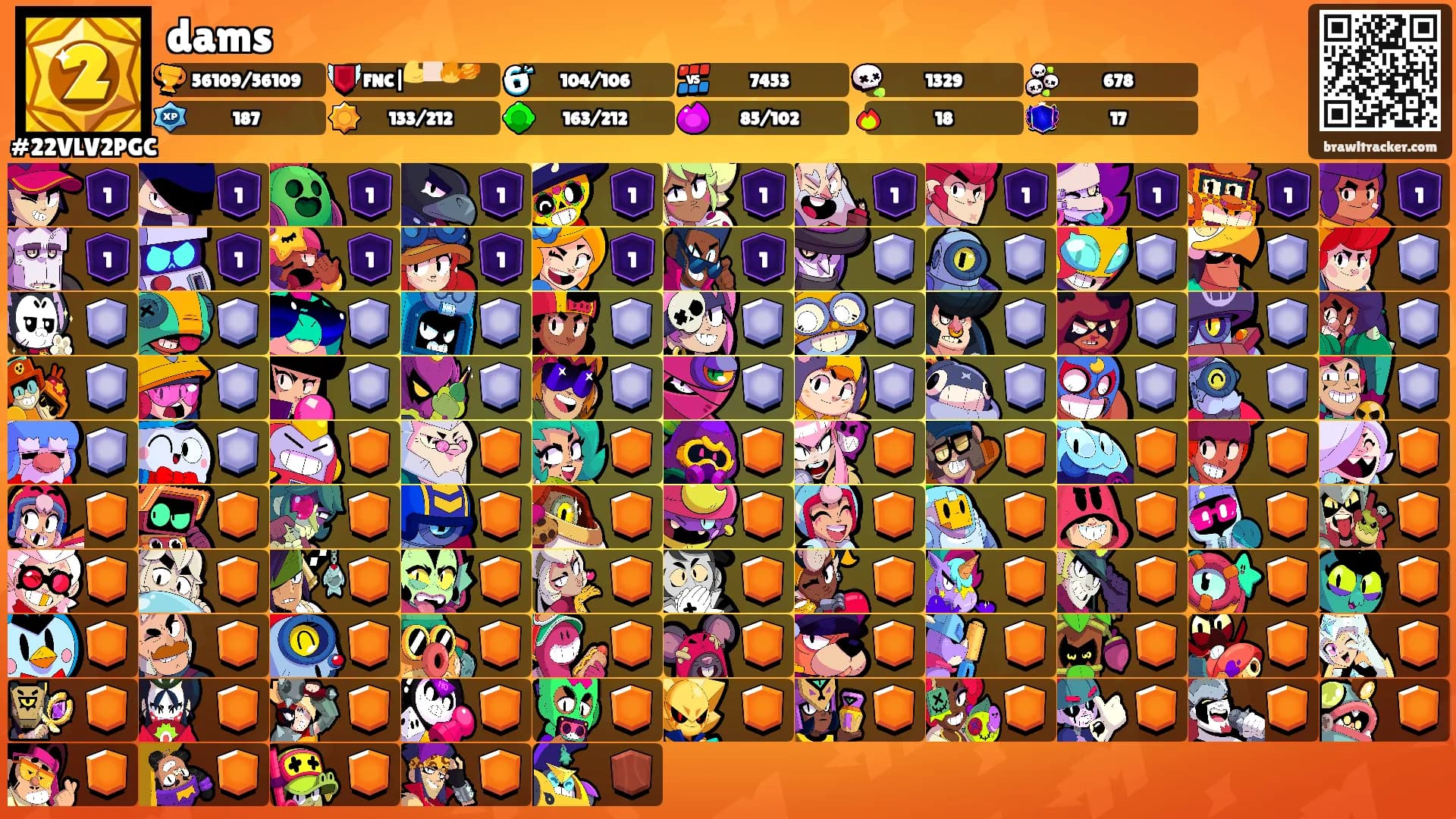 dams's Ranks
