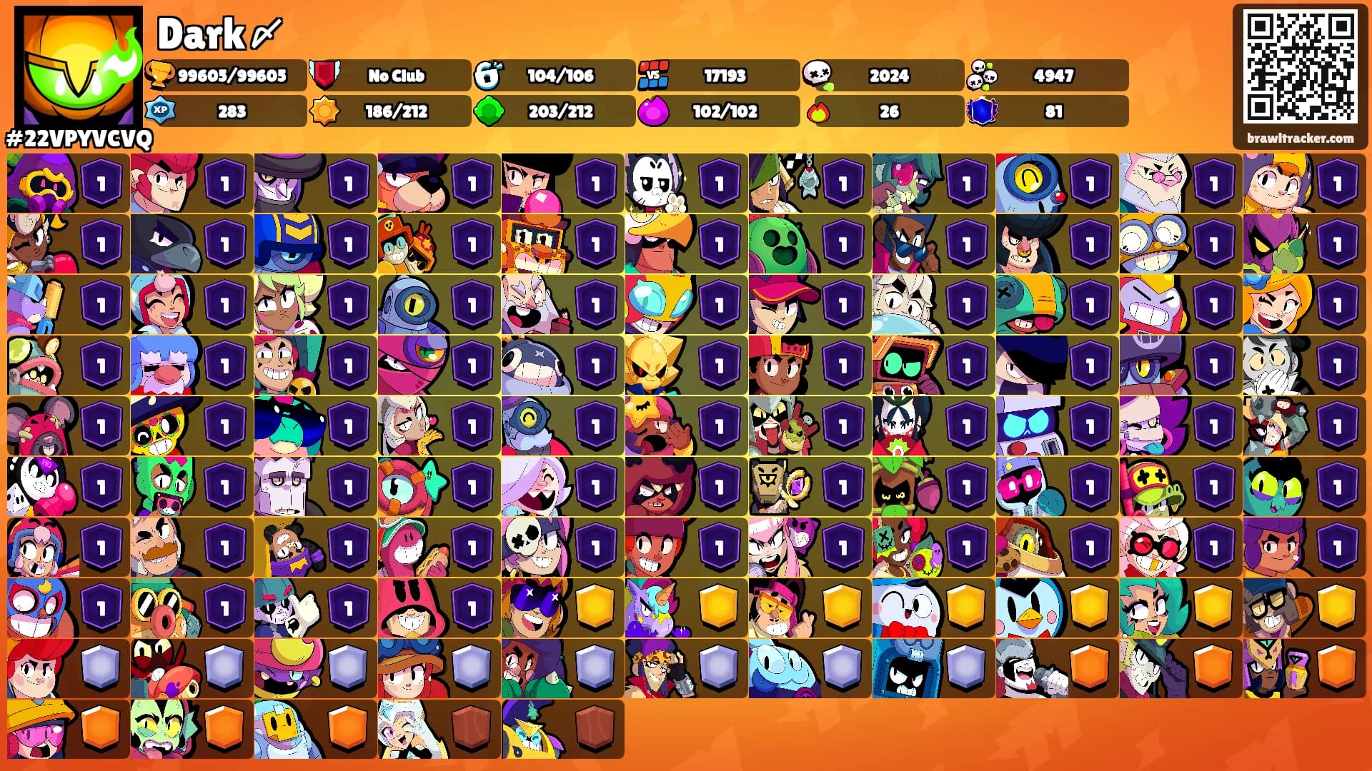 Dark〆's Ranks