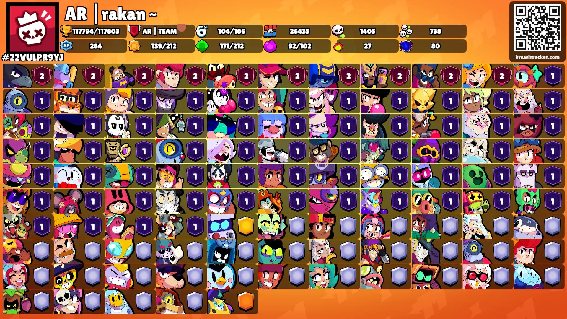 AR |rakan ~'s Ranks