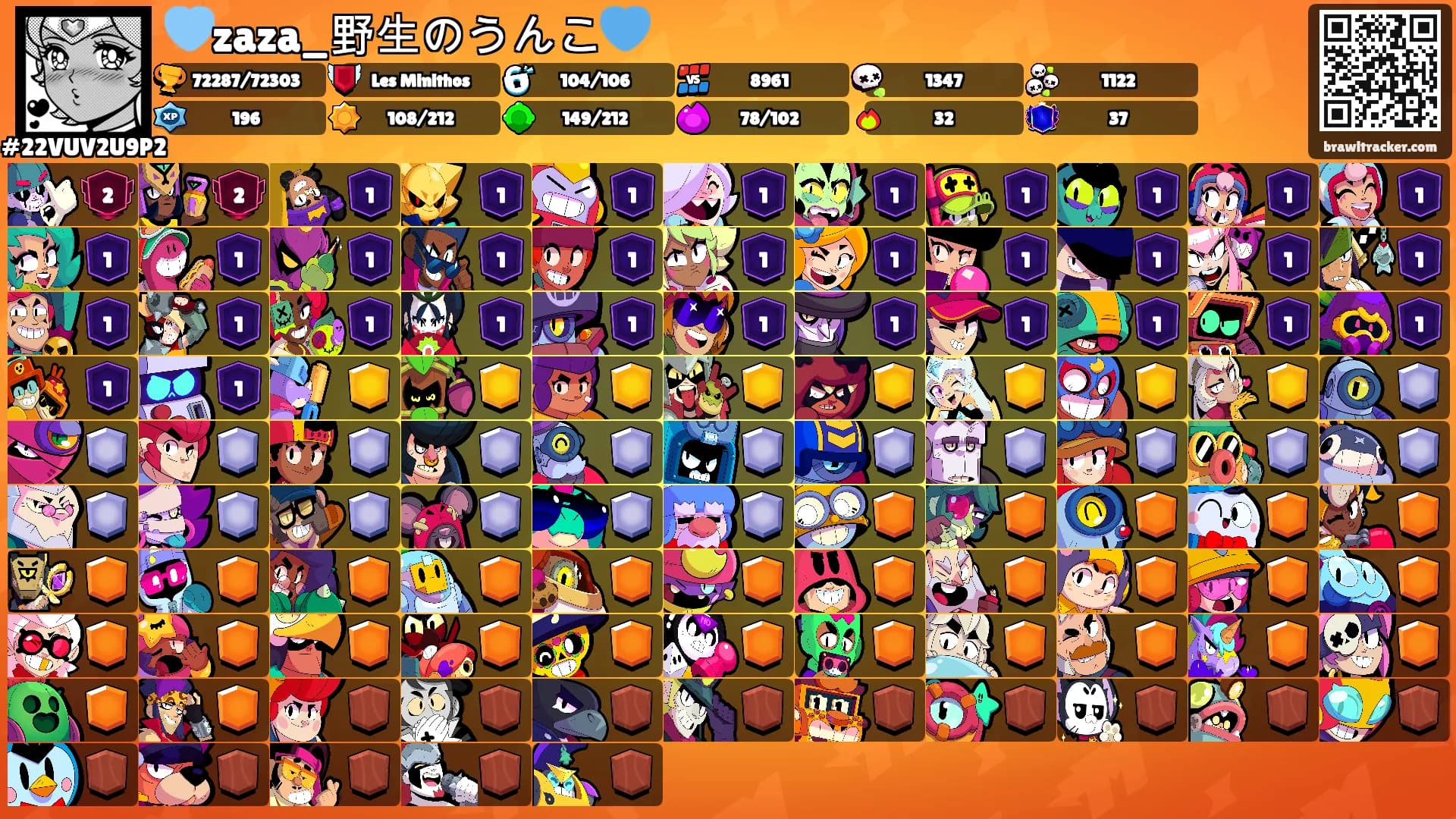 🩵zaza_野生のうんこ💙's Ranks
