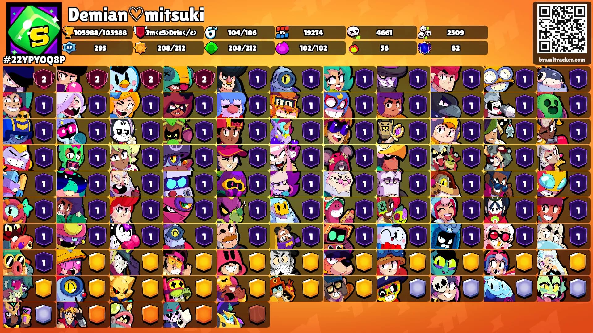 Demian♡mitsuki's Ranks
