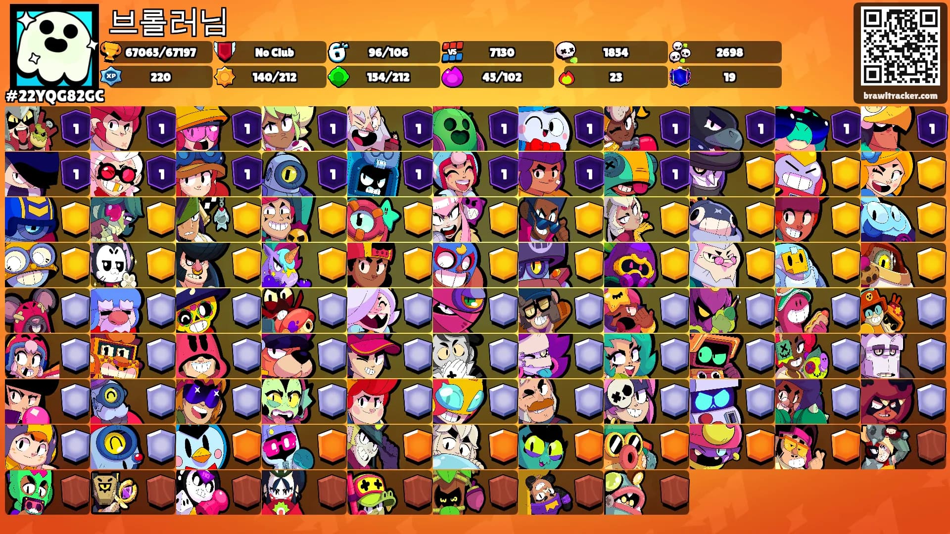 브롤러님's Ranks