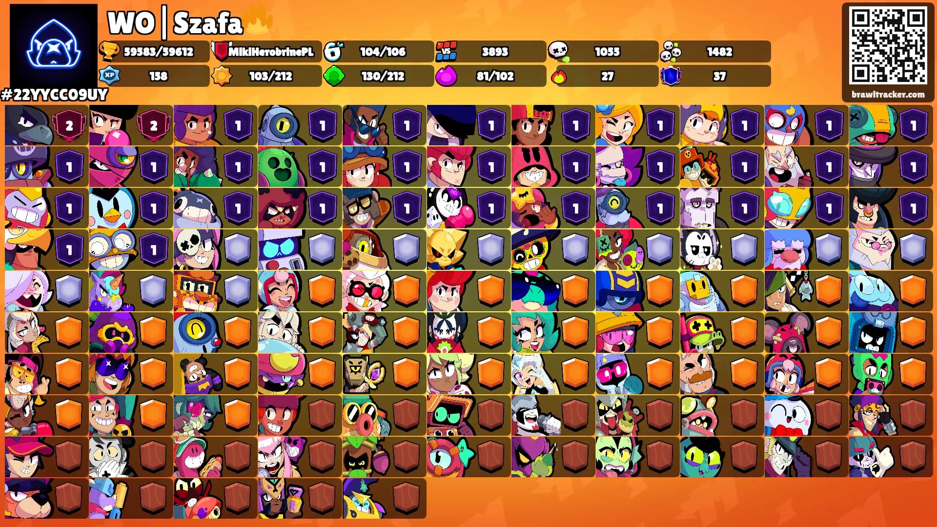 WO|Szafa🔥's Ranks