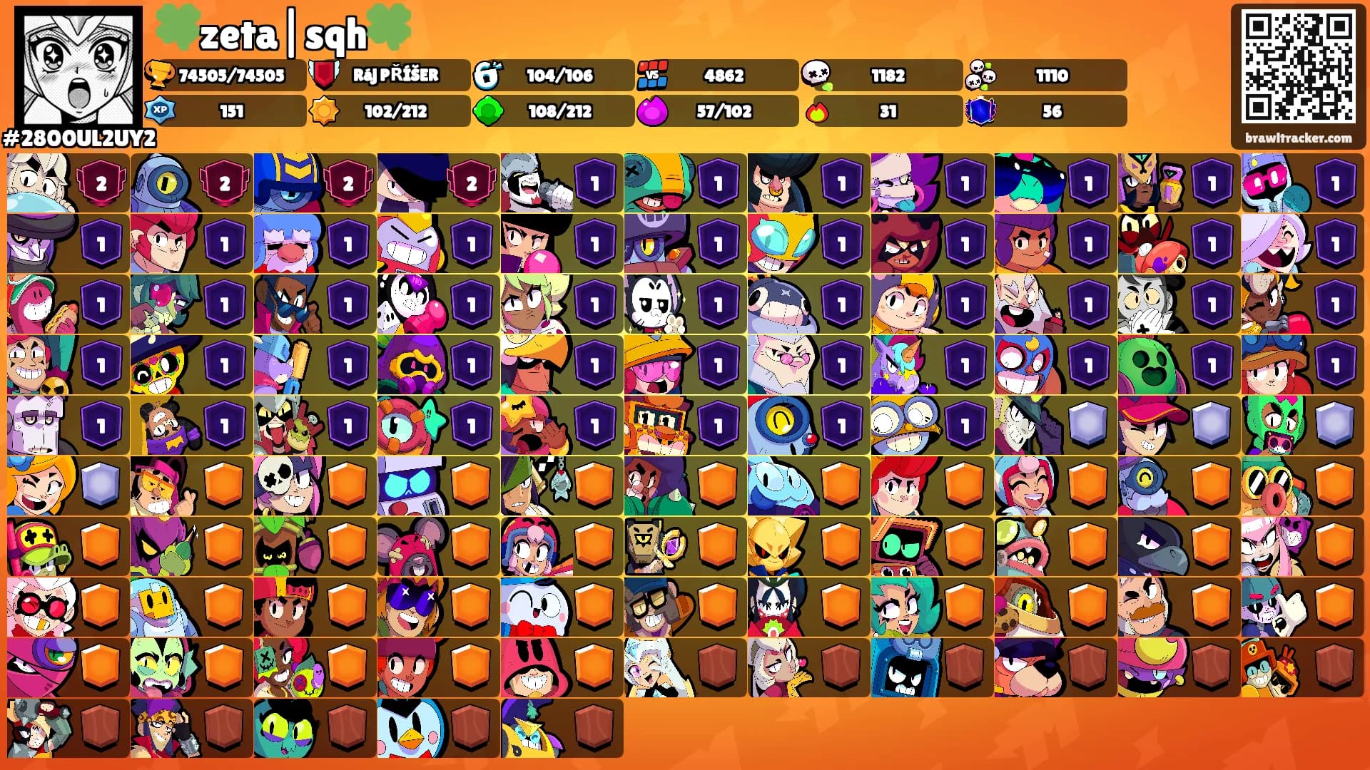🍀zeta|sqh🍀's Ranks