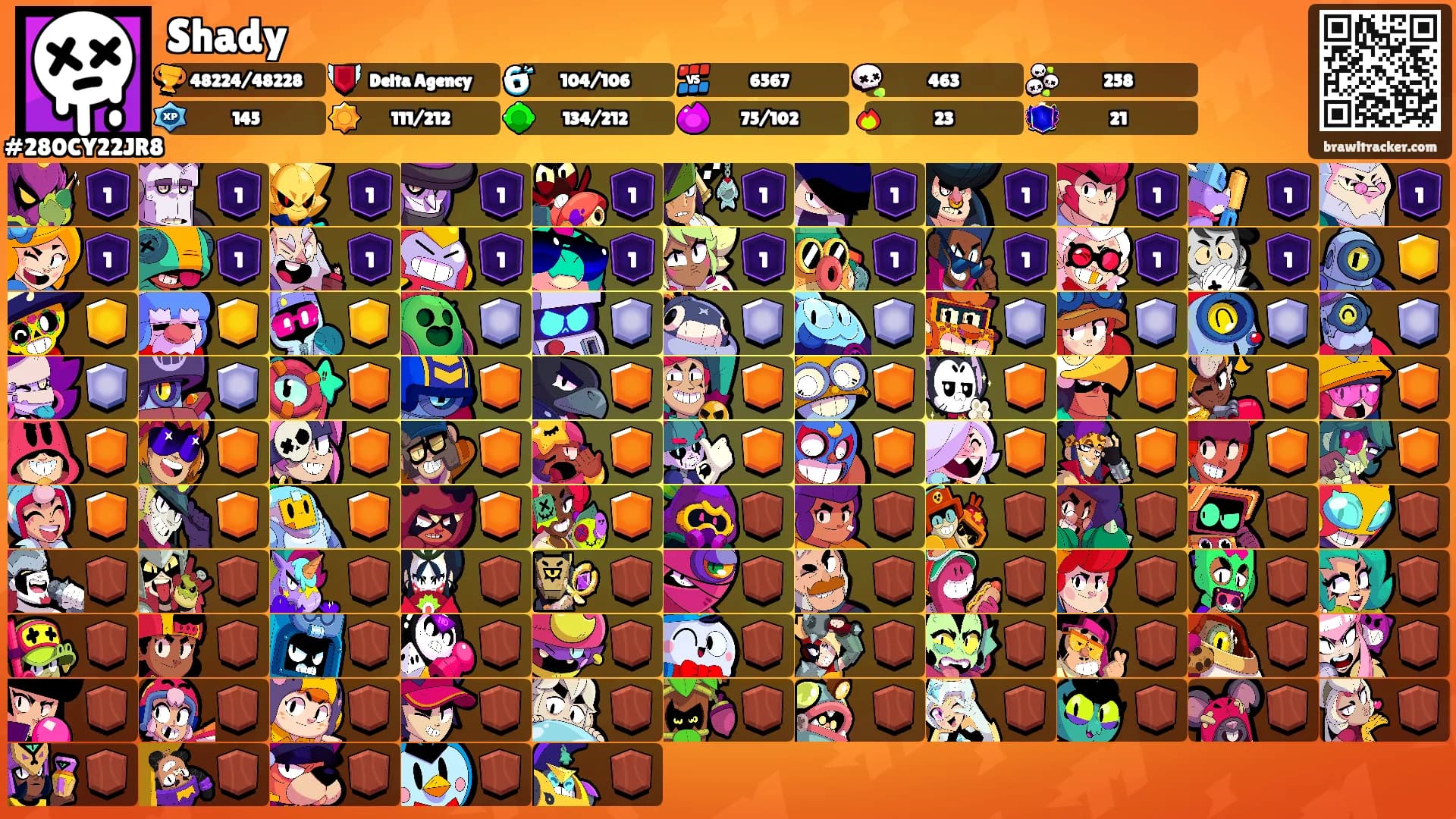 Shady's Ranks
