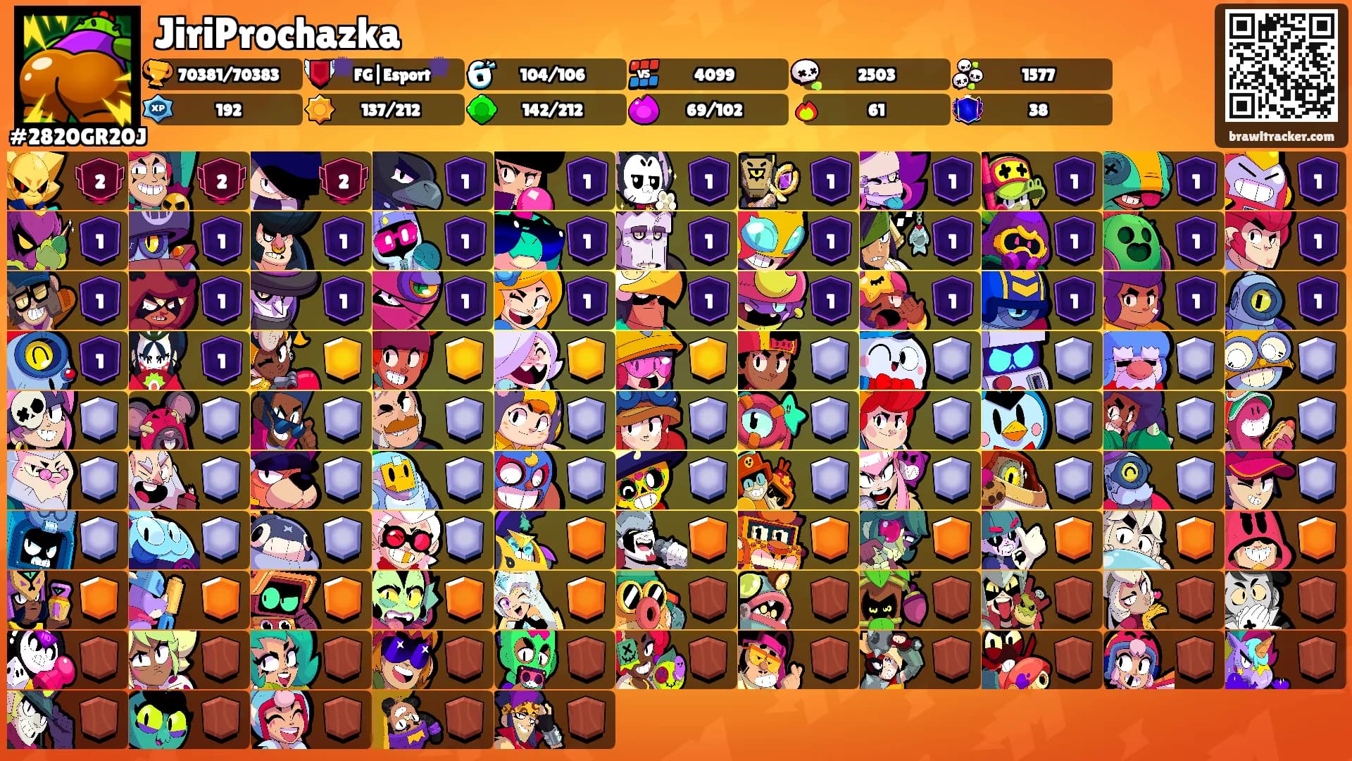 JiriProchazka's Ranks