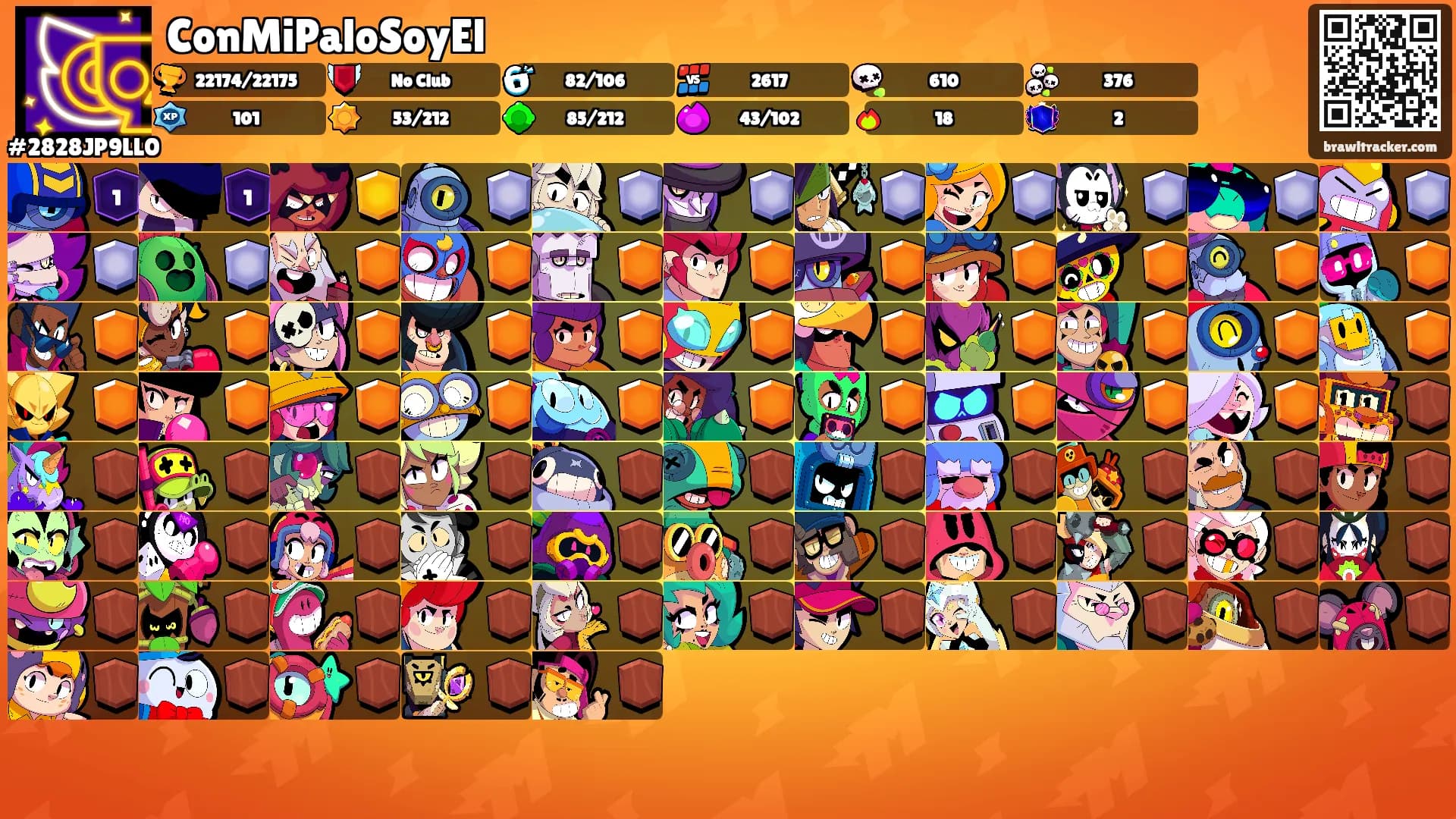 ConMiPaloSoyEl's Ranks