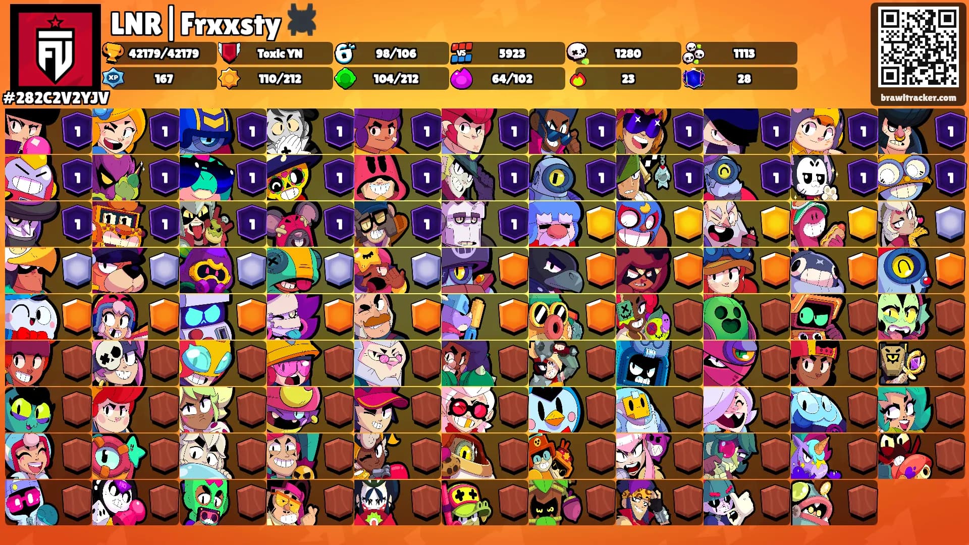 LNR|Frxxsty 🕷️'s Ranks