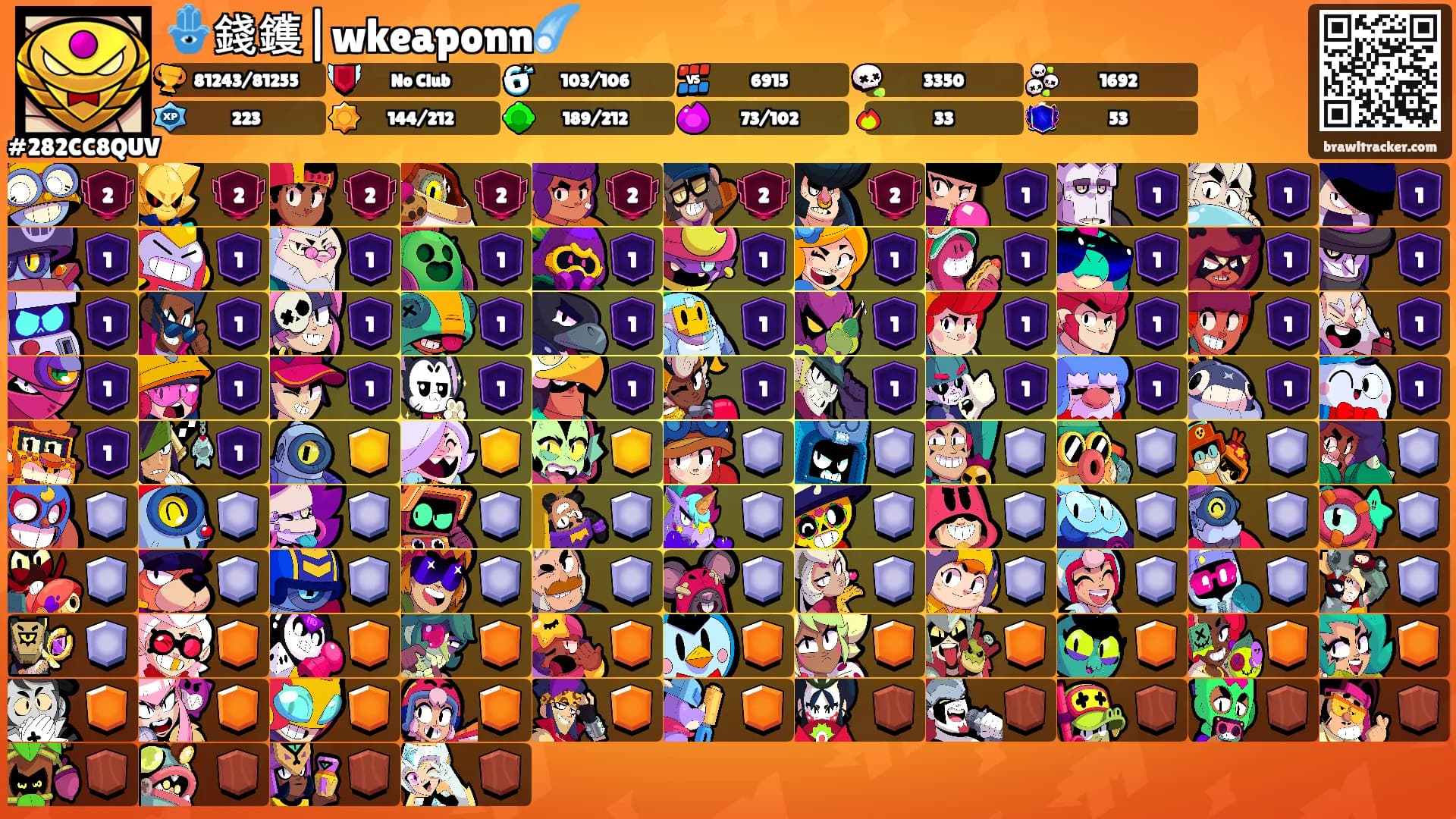🪬錢鑊|wkeaponn☄️'s Ranks