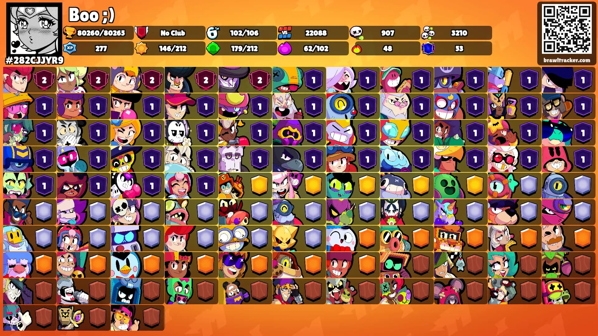 Boo ;)'s Ranks