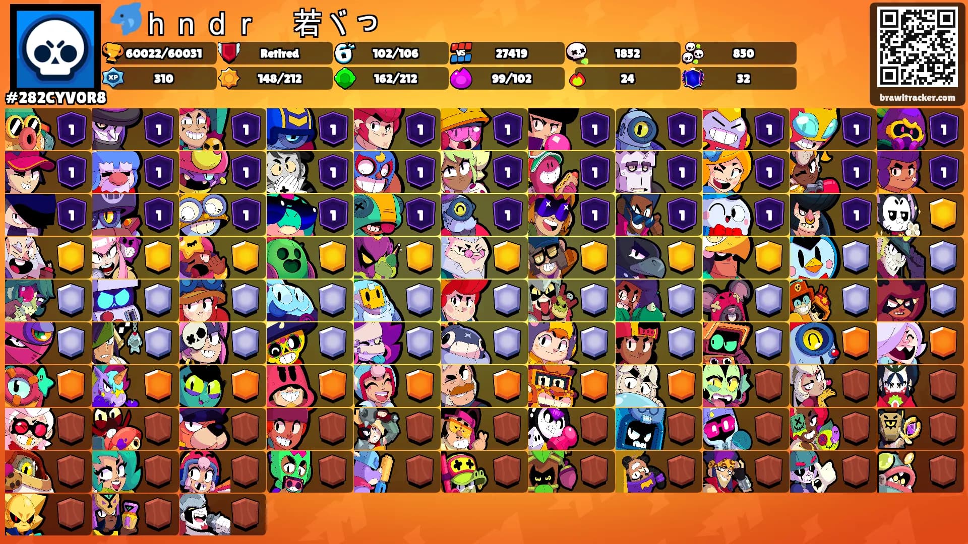 🐬ｈｎｄｒ　若ヾっ's Ranks