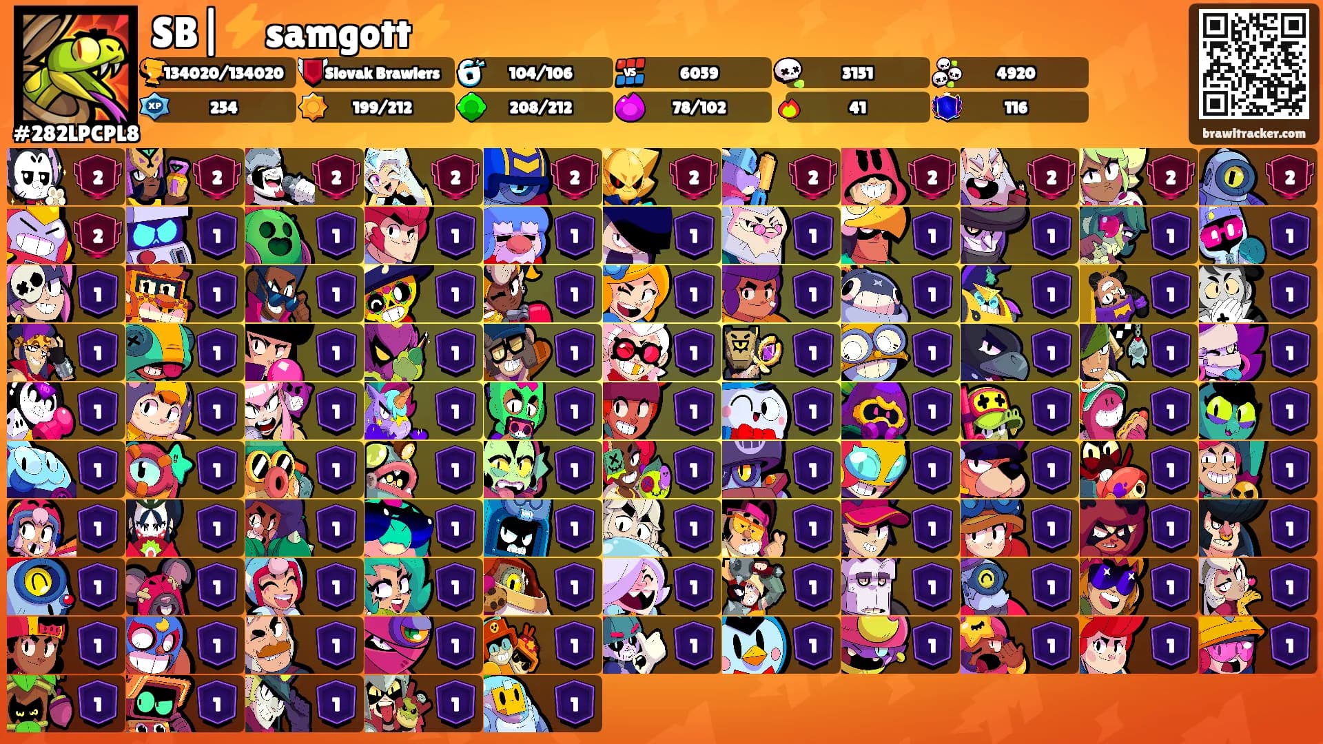 SB|⚡️samgott⚡️'s Ranks