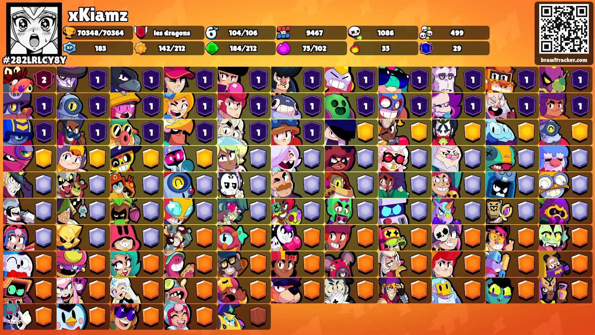xKiamz's Ranks