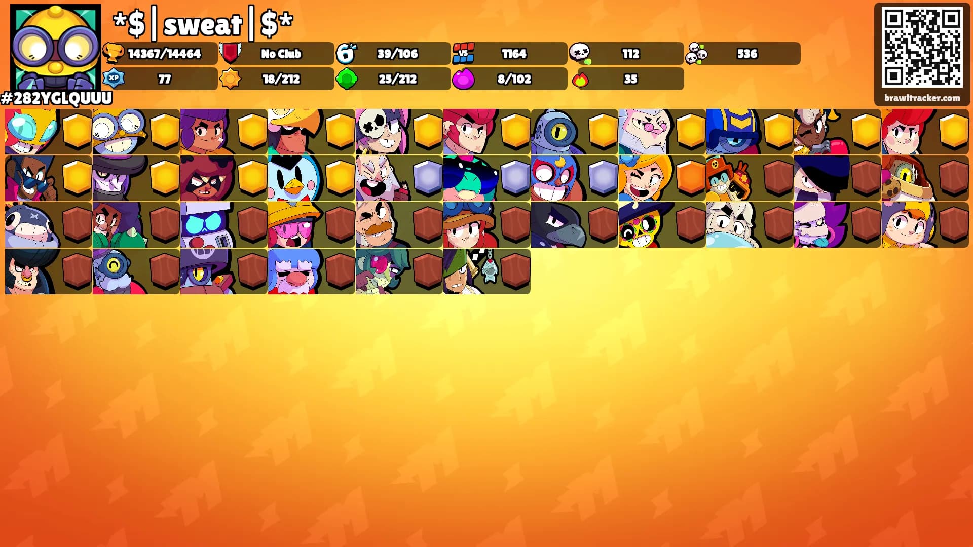 *$|sweat|$*'s Ranks