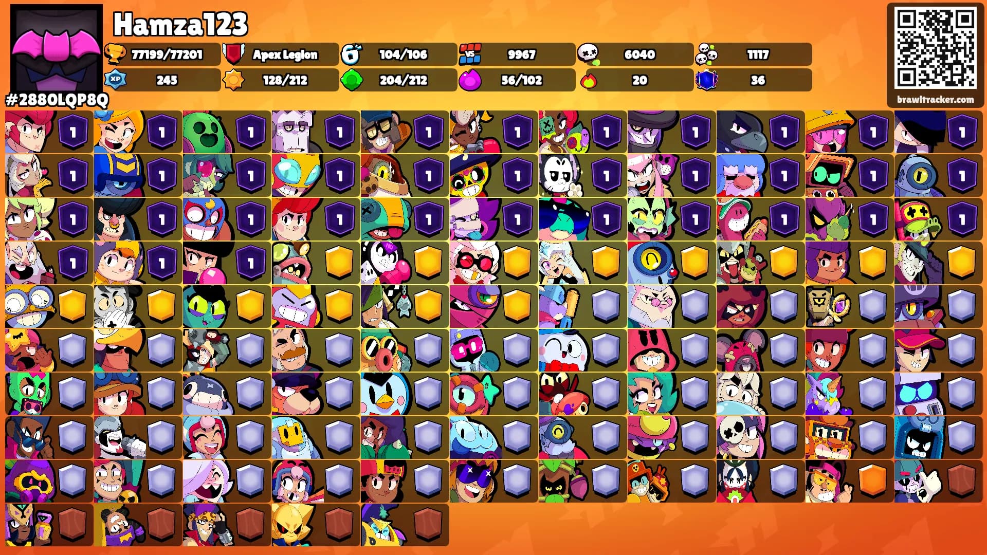 Hamza123's Ranks