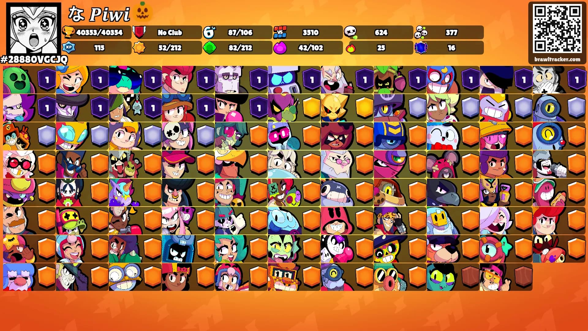 な 𝑷𝒊𝒘𝒊 🎃's Ranks