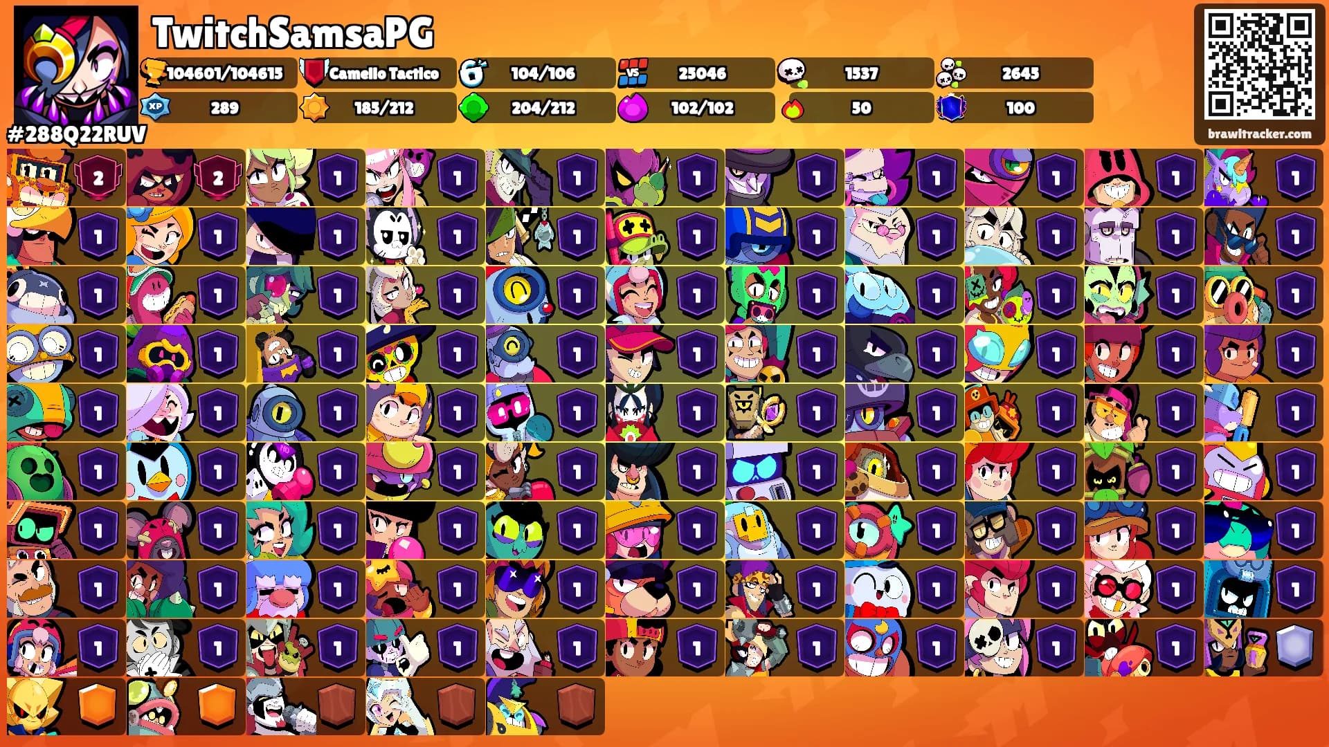 TwitchSamsaPG's Ranks