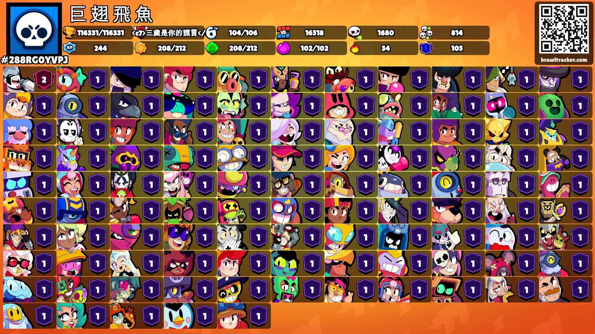 巨 翅 飛 魚's Ranks