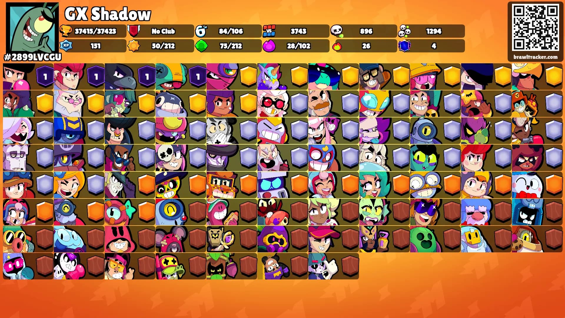 GX Shadow's Ranks
