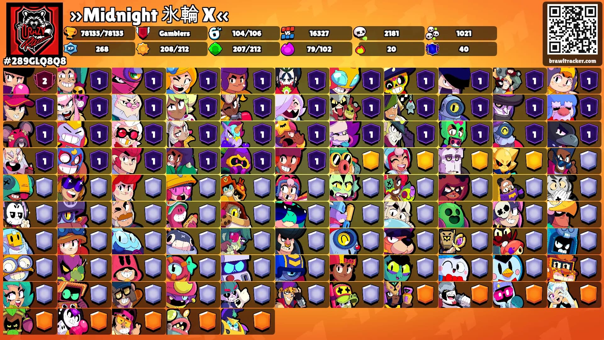 »Midnight 氷輪 X«'s Ranks