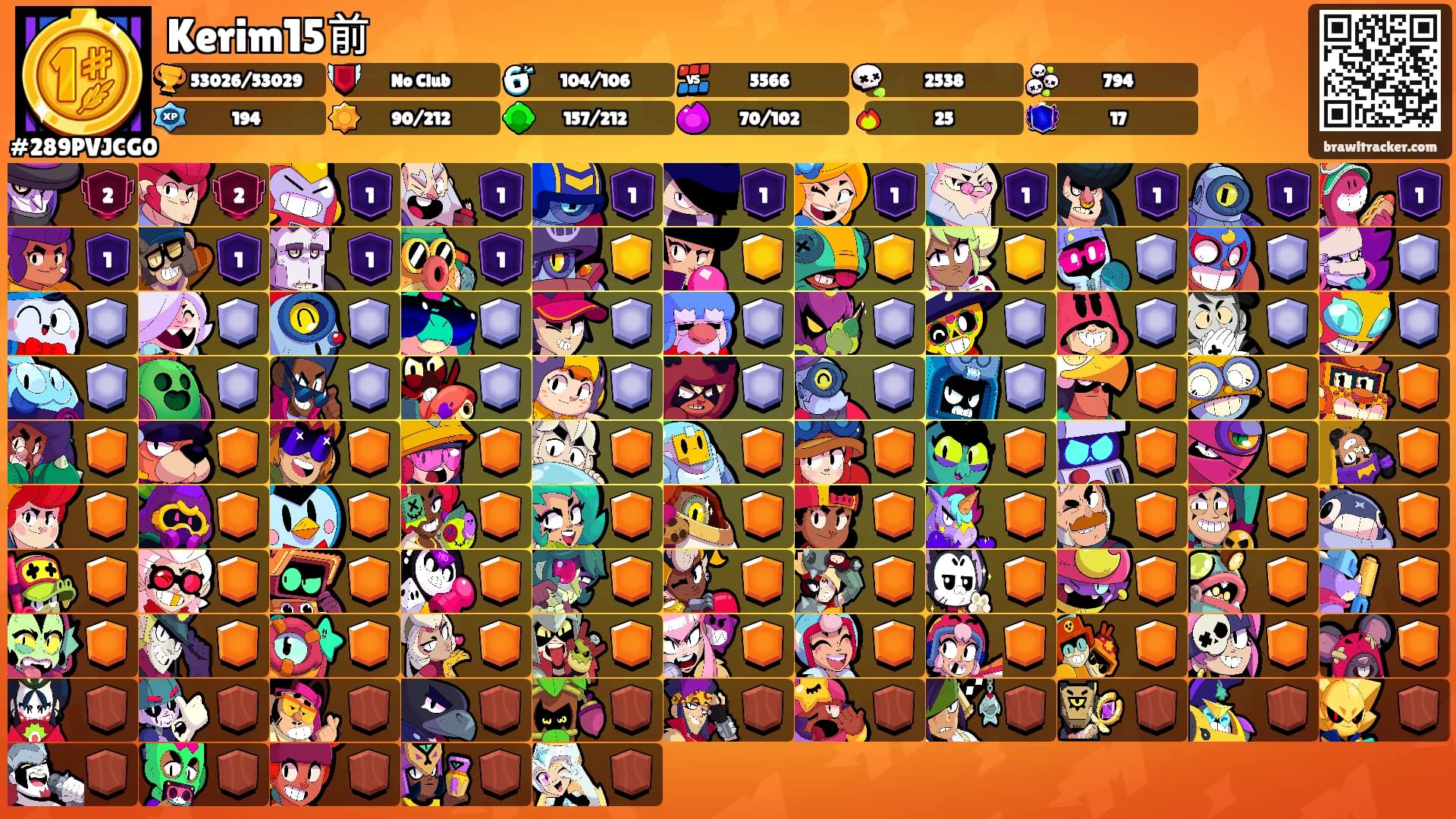 Kerim15前's Ranks