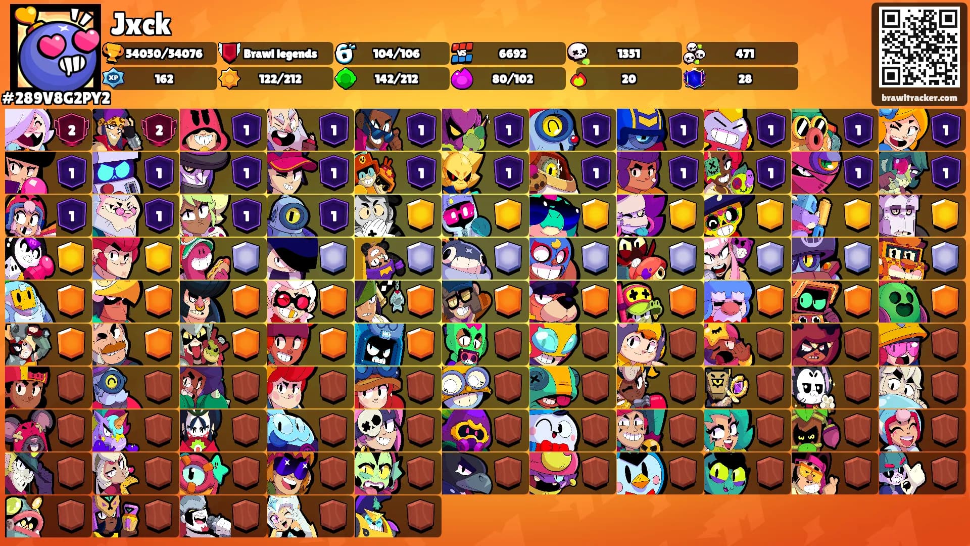 Jxck's Ranks
