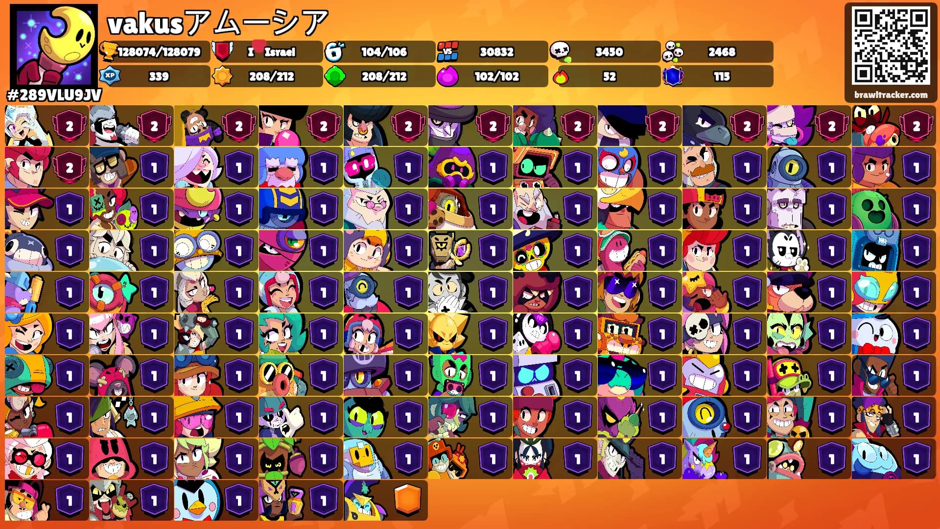 vakusアムーシア's Ranks