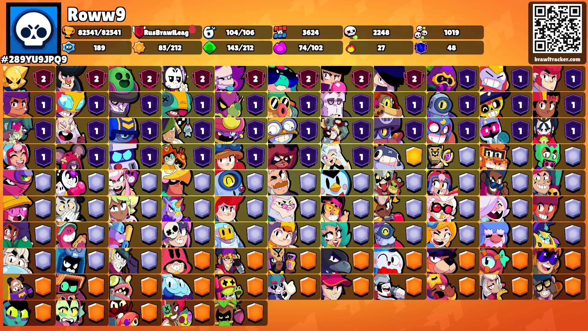Roww9's Ranks