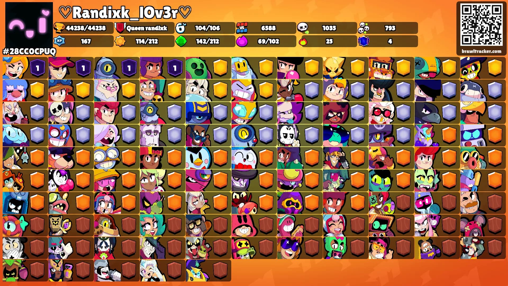 ♡Randixk_lOv3r♡'s Ranks