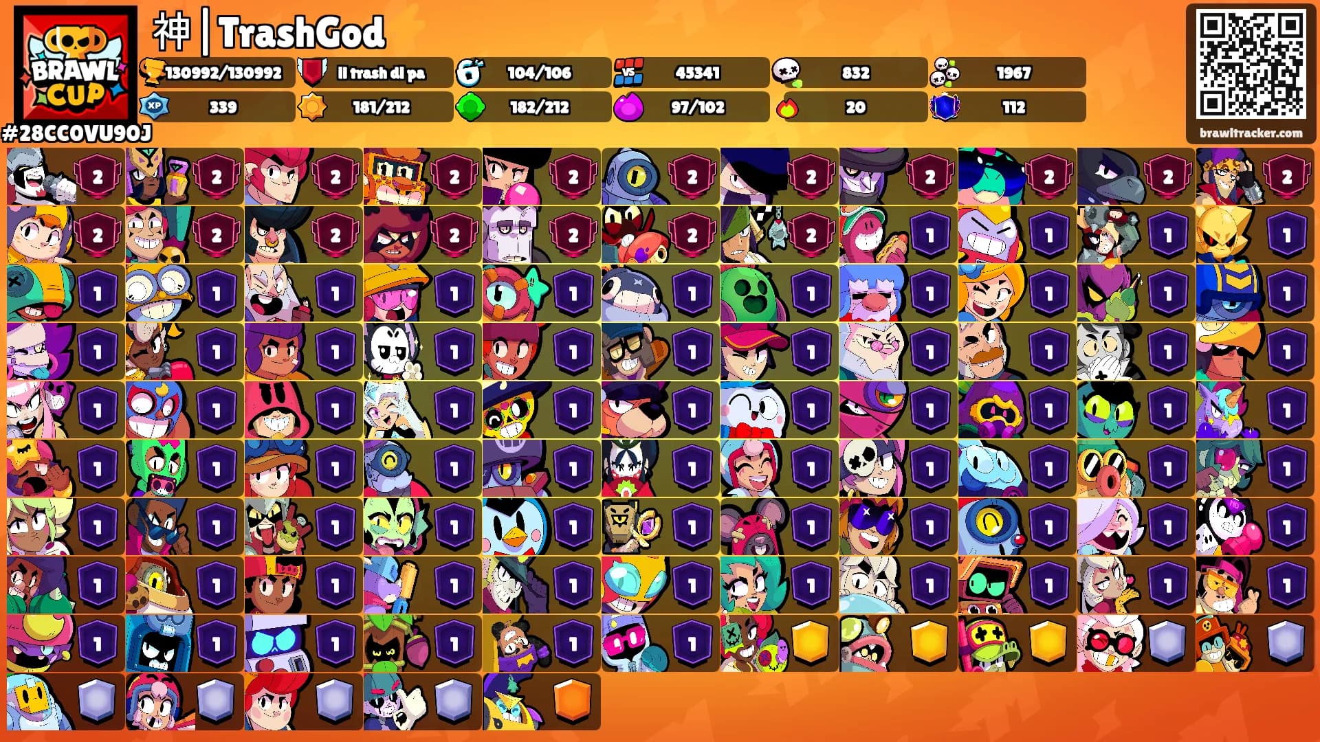神|TrashGod⚡'s Ranks
